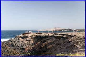 Las coladas de la costa sur de Telde datan de hace 3,8 millones de años (Foto Ildefonso Rodríguez)